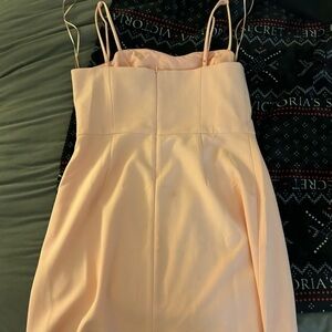 plain pink dress